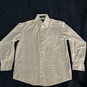 Boys white dress shirt - 12